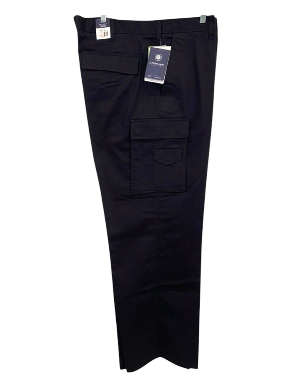 Landmark Mens Big Tall Cargo Work Pants Navy 46x36 Uniform NWT Style 13101